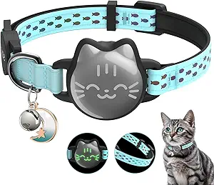 ATUBAN Airtag Cat Collar Breakaway