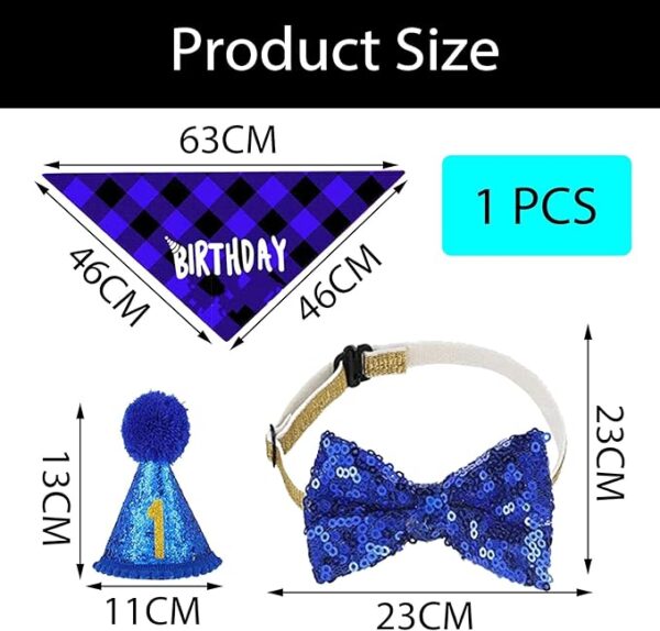 Cat Birthday Bandana - Image 2