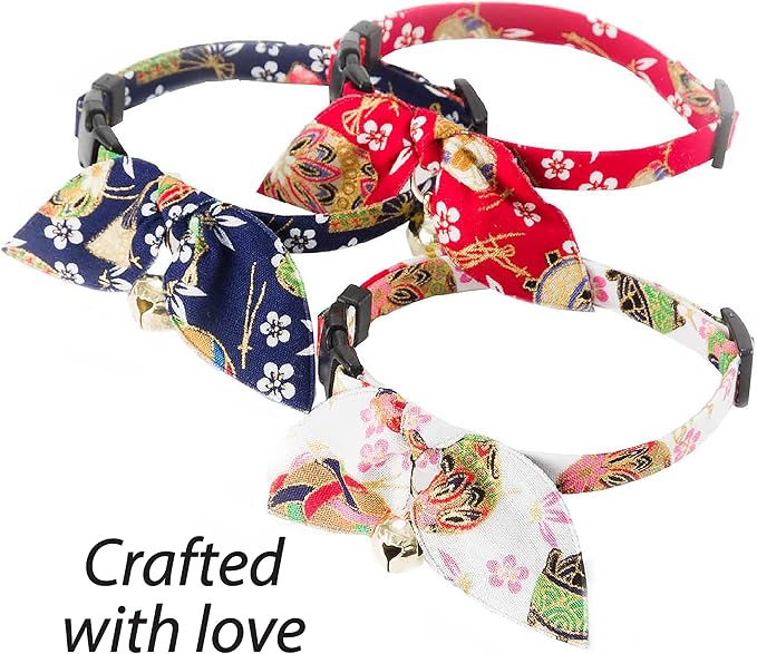 Necoichi Kimono Ribbon Cat Collar  - Image 5