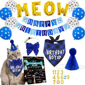 Cat Birthday Bandana