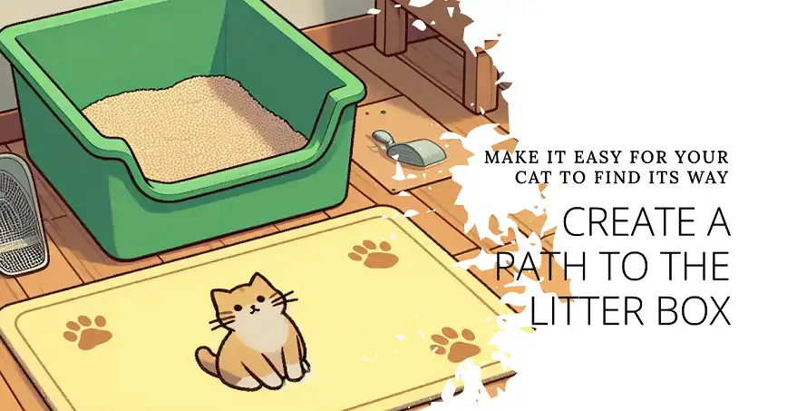 Create a Tactile Path to the Litter Box