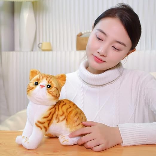 26cm Lifelike American Shorthair Plush Toy - Image 4