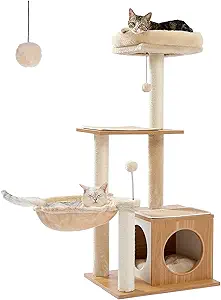 Multilevel Wooden Cat Tree