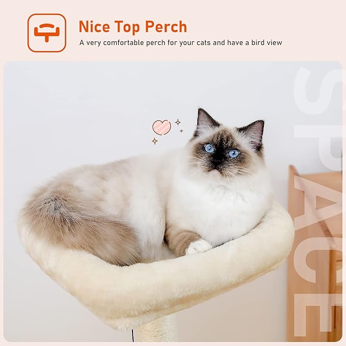 Multilevel Wooden Cat Tree - Image 5