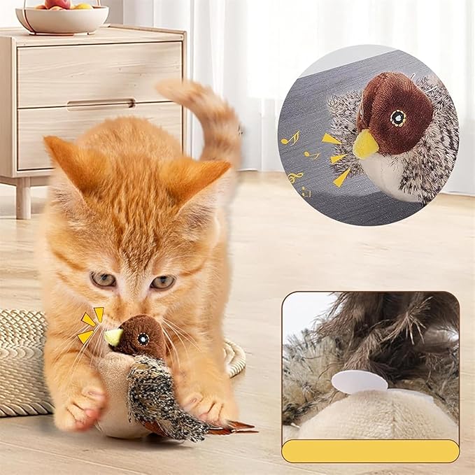 Electric Flying Bird Cat Toy - Image 4