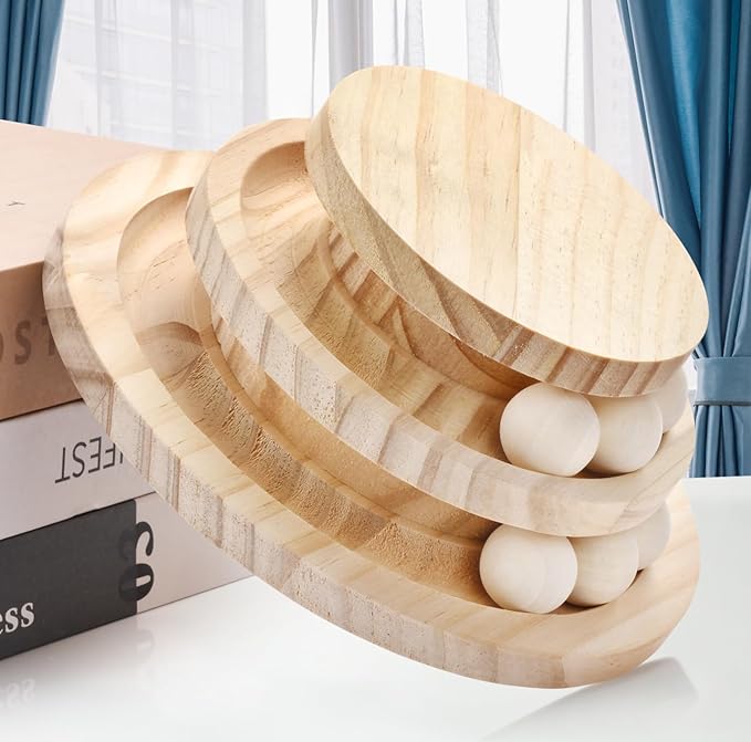 Wooden Cat Toy Tower Tracks - Image 3