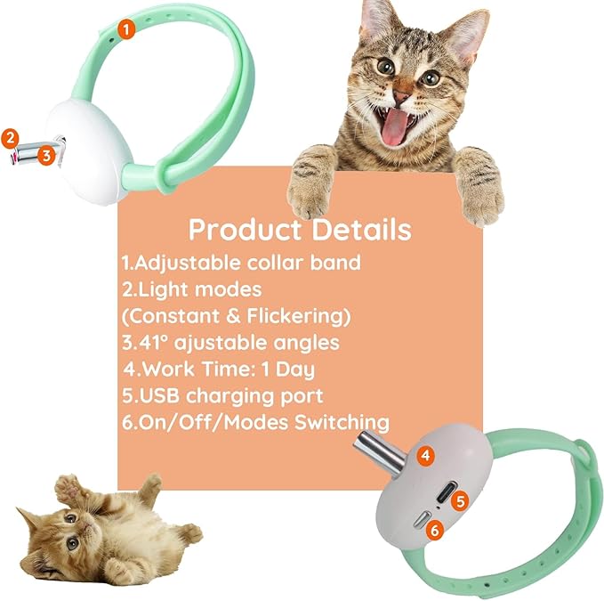 Electric Smart Cat Laser Collar - Image 4