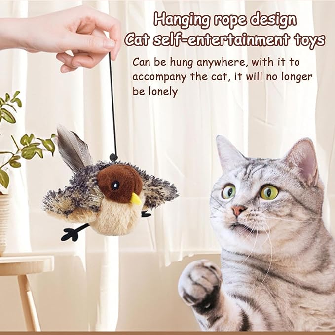 Electric Flying Bird Cat Toy - Image 3