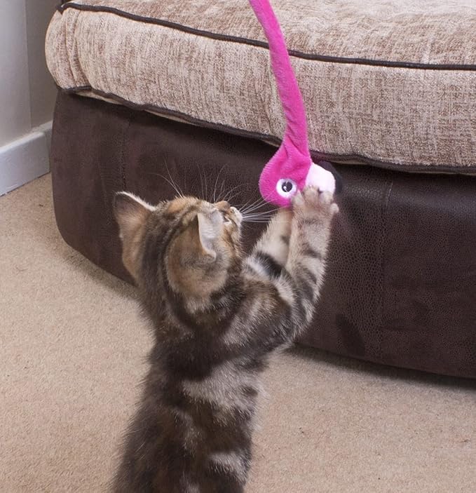 Flamingo Cat Teaser Stick - Image 2