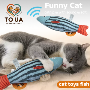 Catnip Fish Teeth Grinding Toy