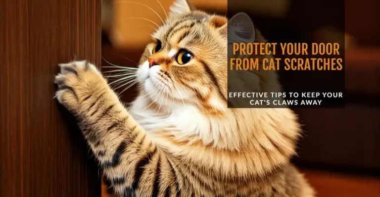 How to Keep Your Cat from Scratching the Door